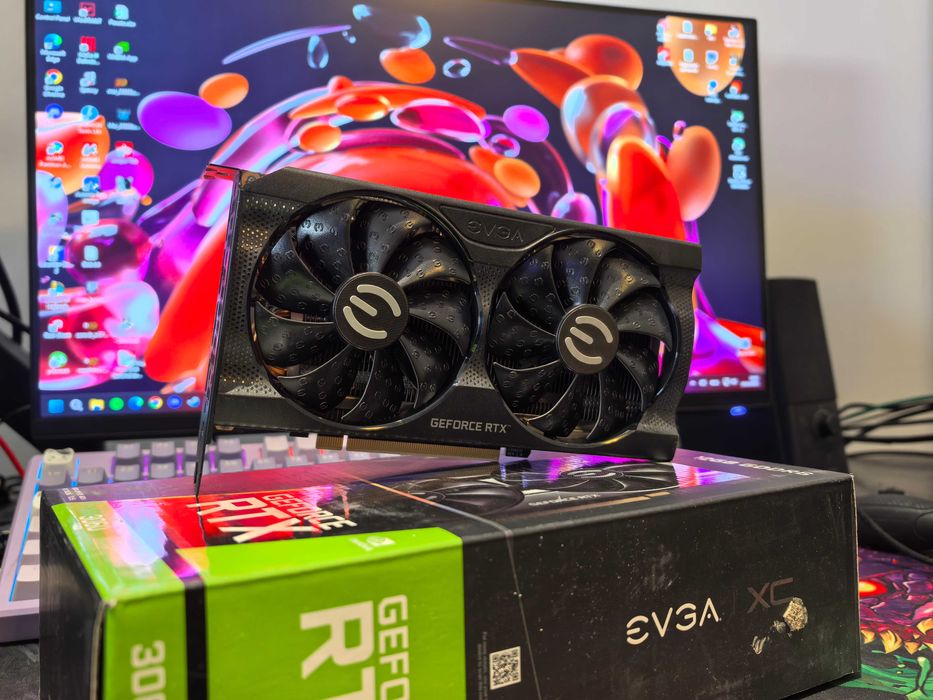 Видеокарта EVGA RTX 3060 XC 12GB в Отлично състояние! Гаранция!