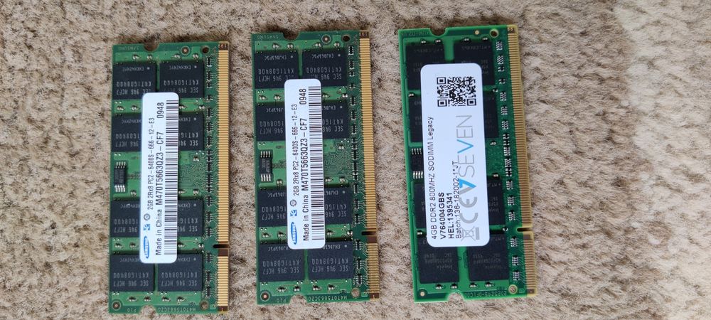 Rami laptop 2x 2GB 2R8 PC6400S