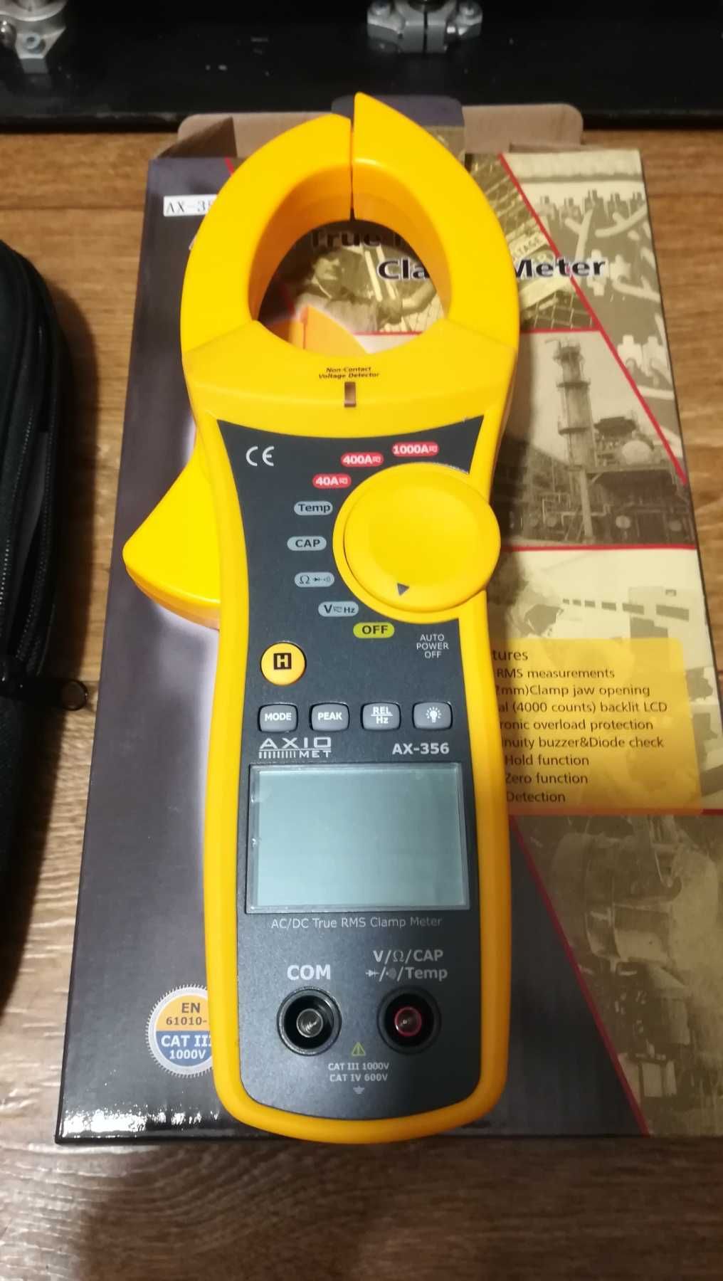 Амперклещи AX-356+ Прожектор PBBK 4B1