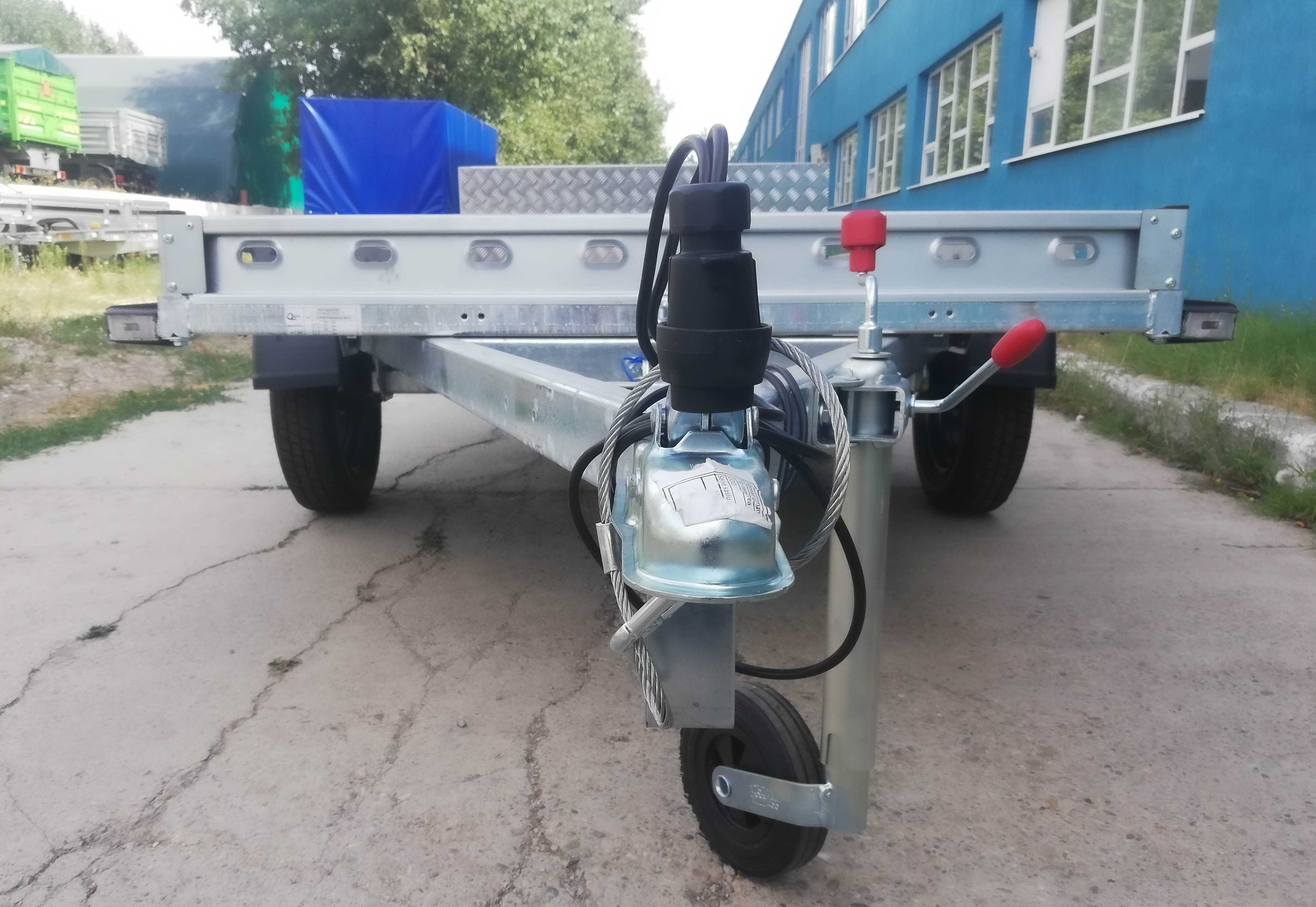 Remorca auto dublu ax 750 kg, remorca repo apicola ATV, carte RAR