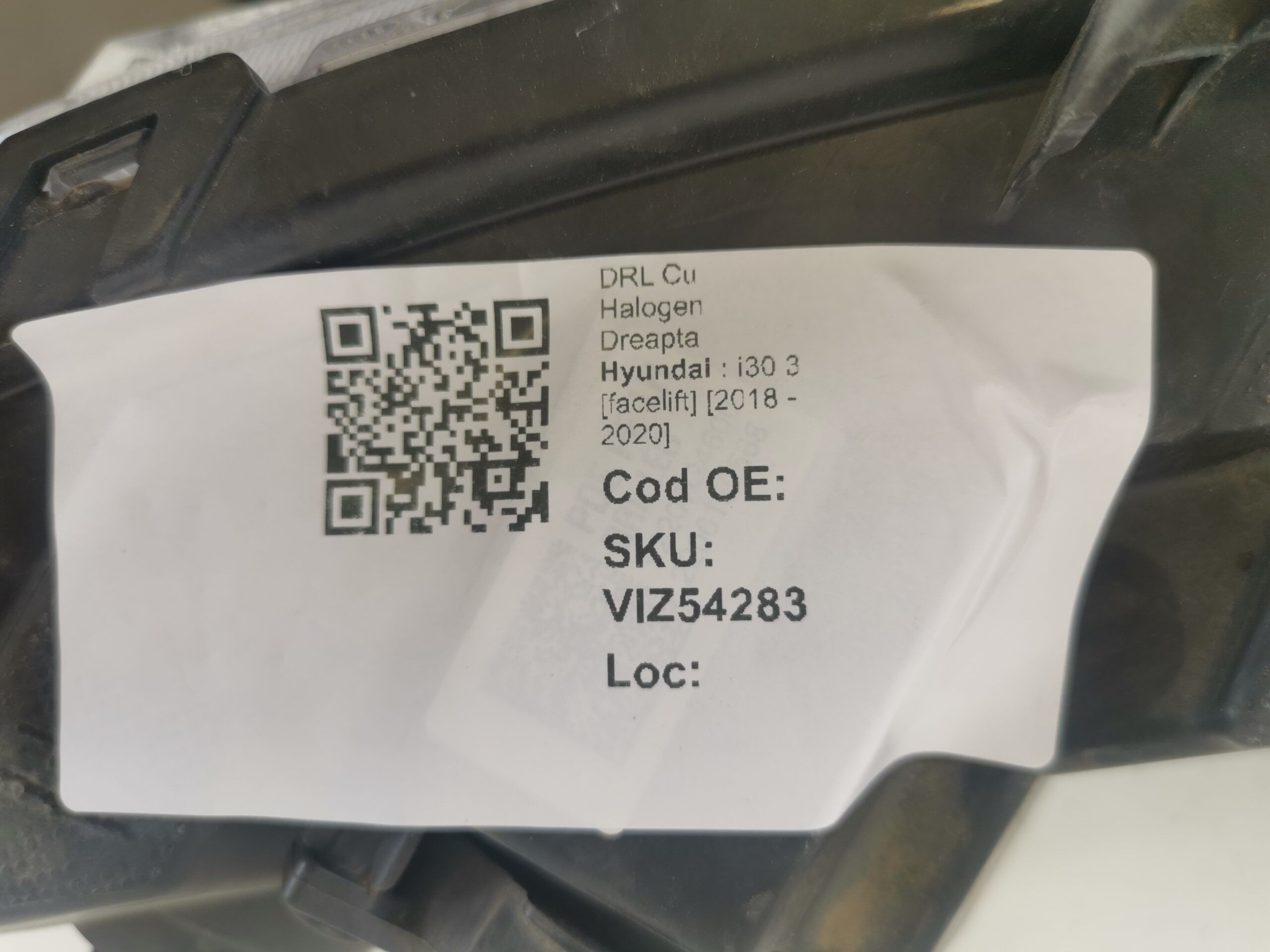 Десен DRL с халогенен фар Хюндай / Hyundai i30 3 [фейслифт] , , Оригин