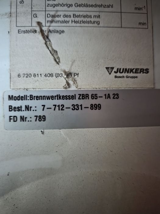 Centrală termică Junkers Cerapur pe gaz -65 kw