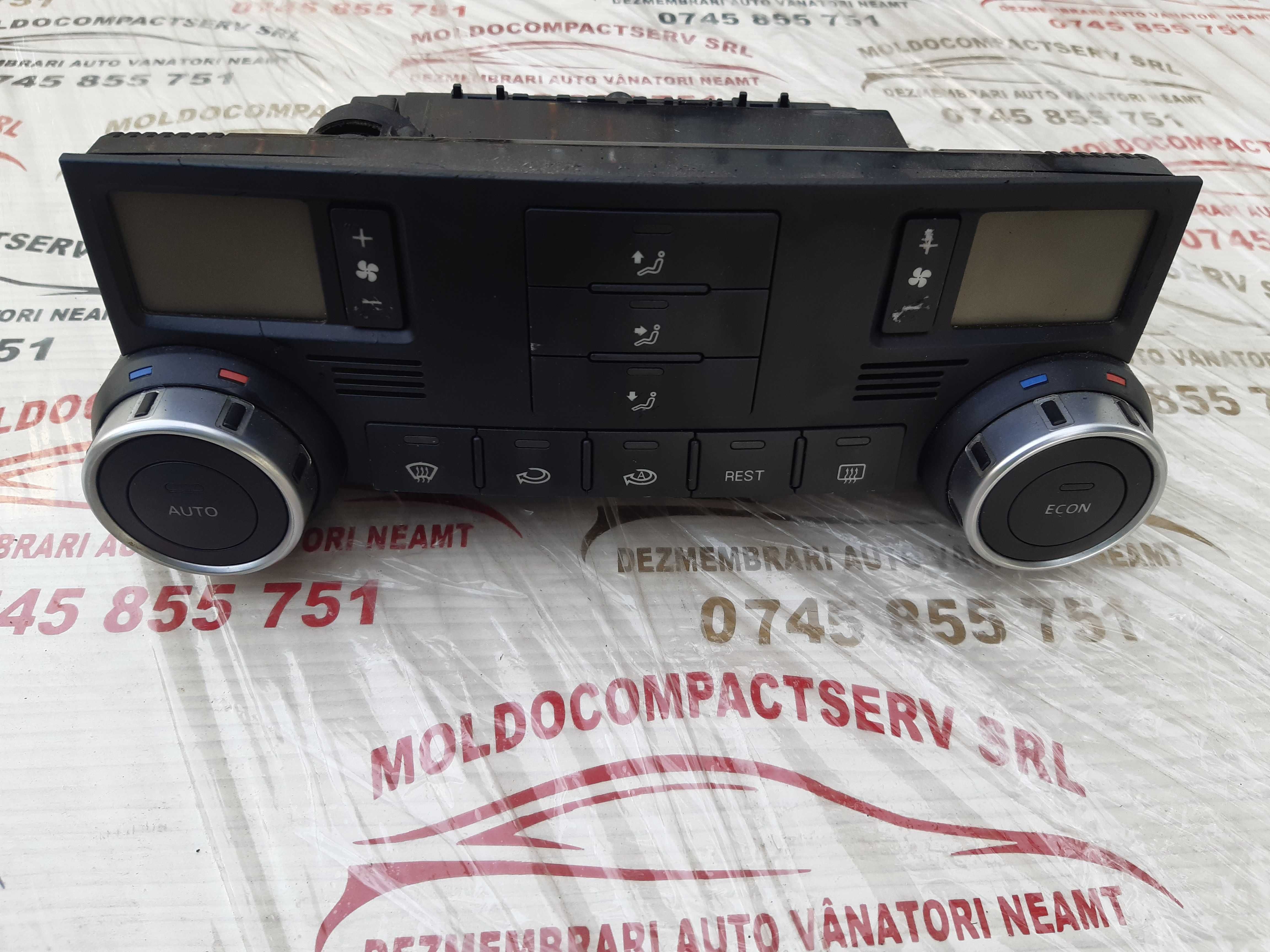 Display senzori parcare / Modul climtronic cu incalzire  VW TOUAREG 7L