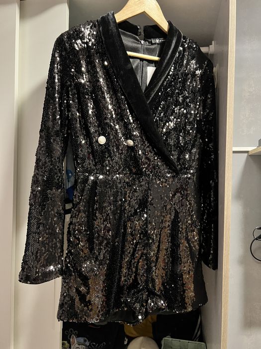 Salopeta eleganta din Paiete, marime S