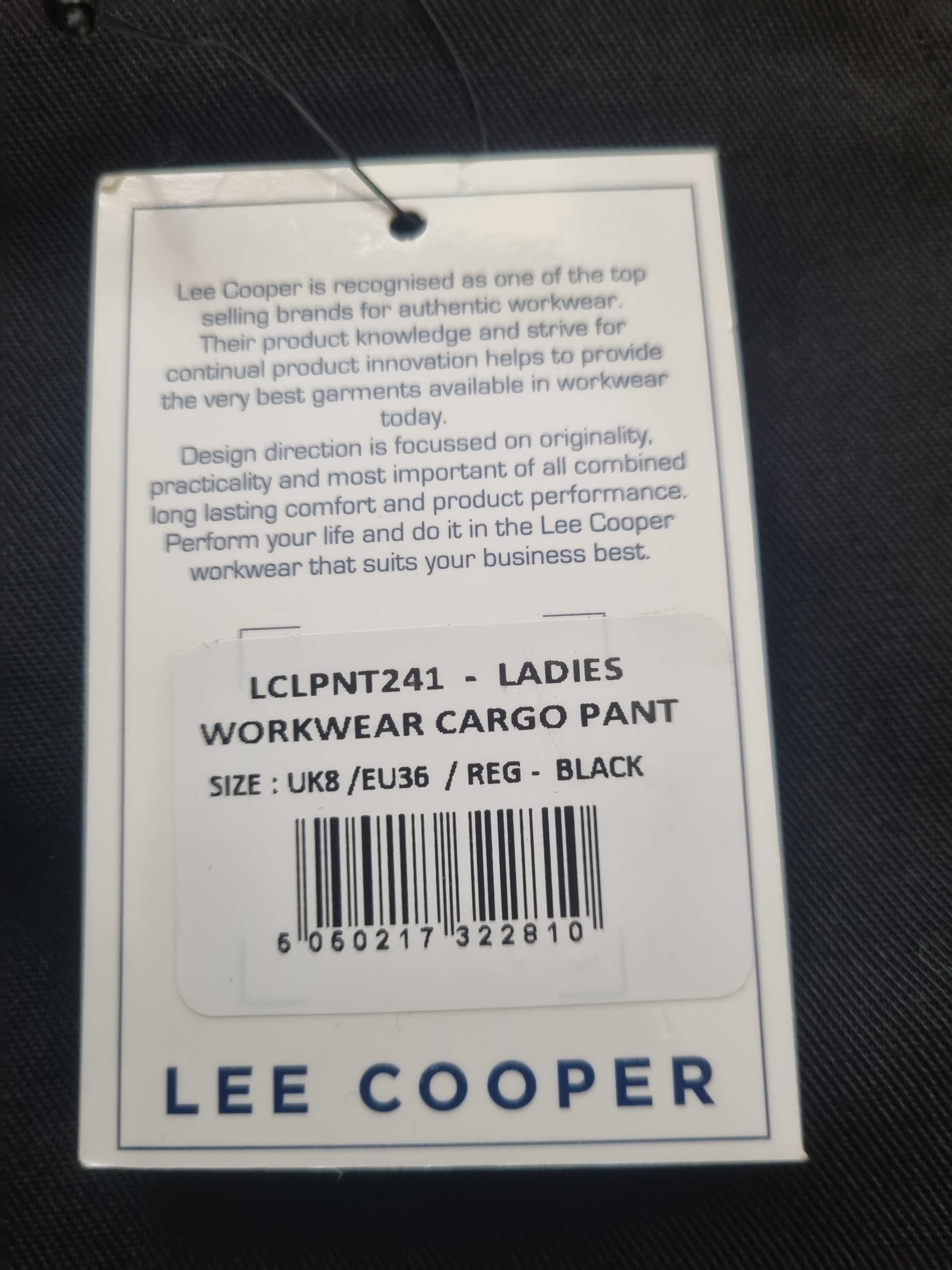 Работен панталон Lee cooper -дамски в черно.