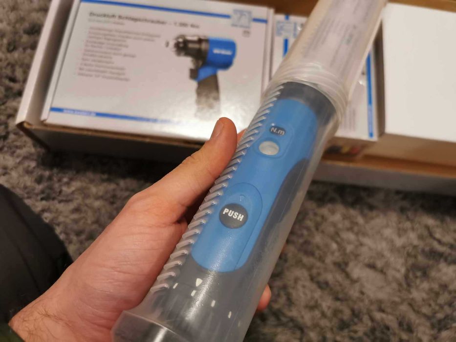 Set STAHL Germania NOU cheie dinamometrica + cheie impact + 3 piulite