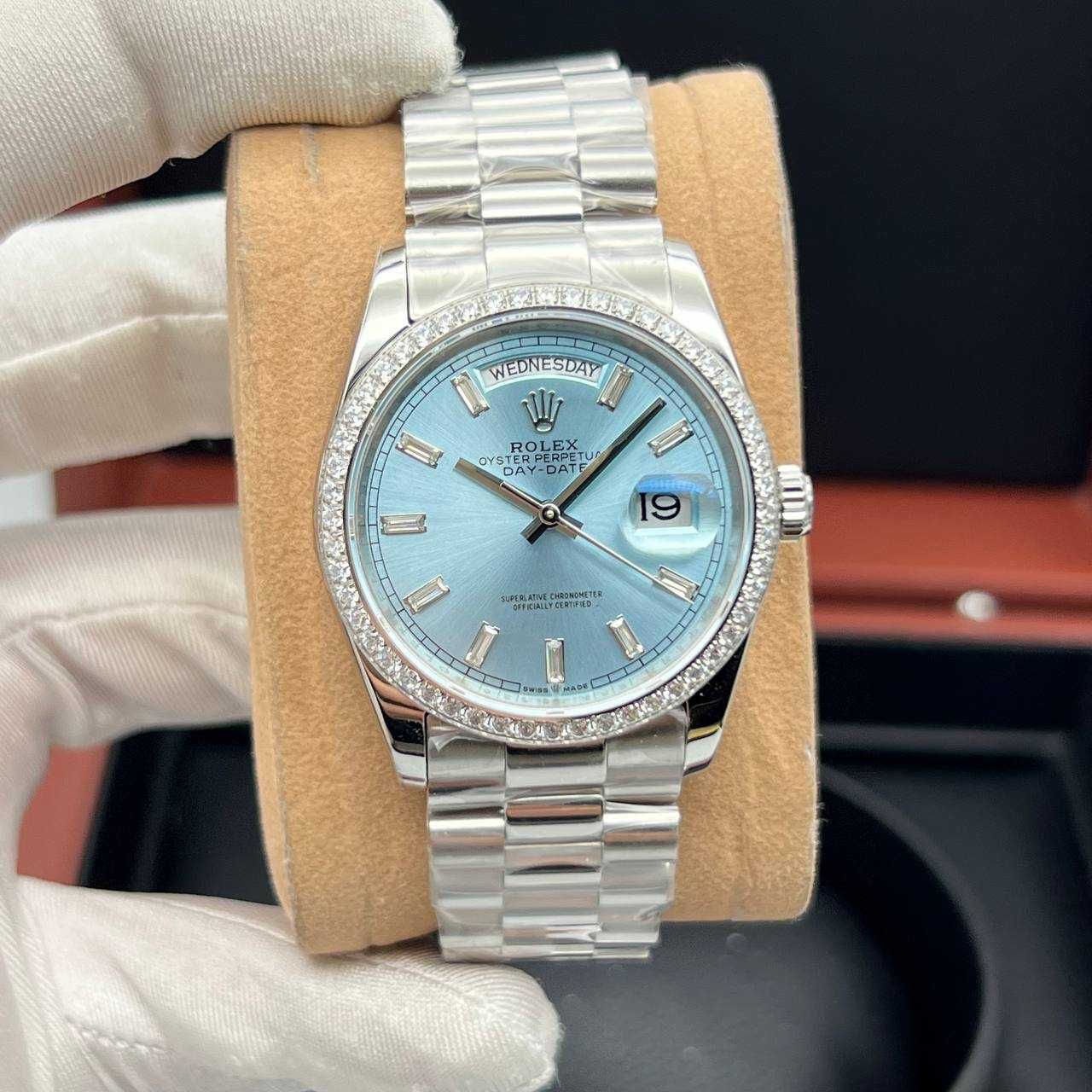 Rolex Day-Date 36mm сребро 1