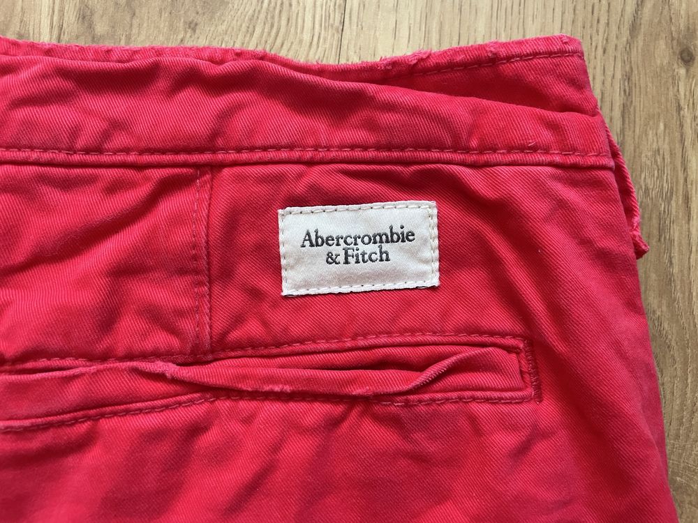 Abercrombie & Fitch Red Chino Shorts W34