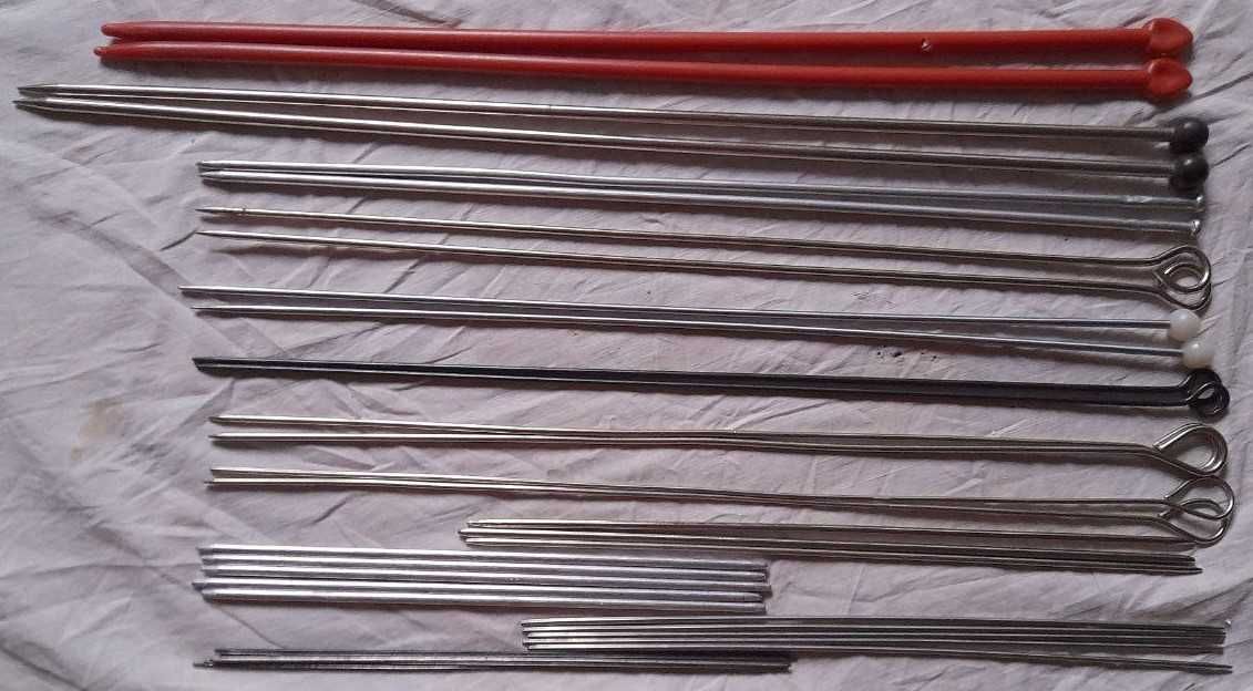 Продам спицы разного диаметра для вязания