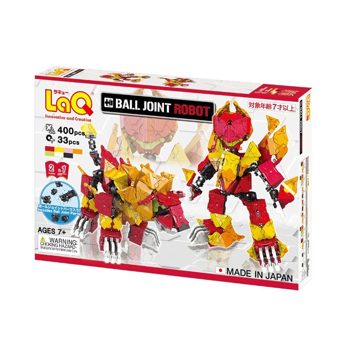 Японски Детски конструктор LaQ Ball Joint ROBOT, 433 части