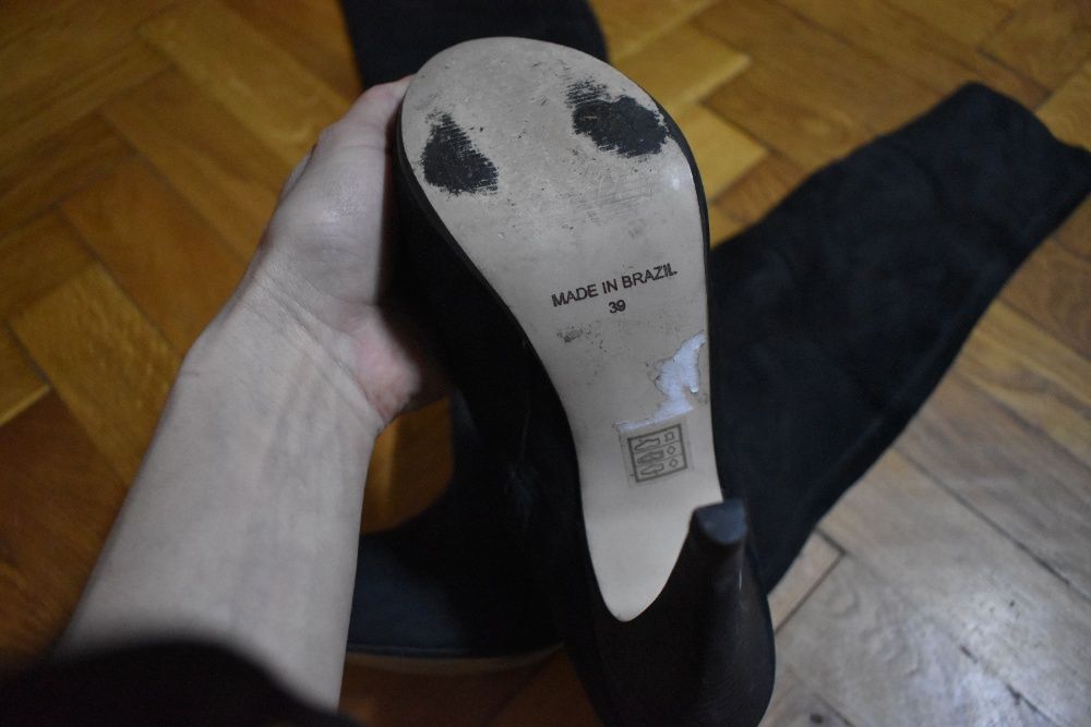 Cizme dama din piele peste genunchi