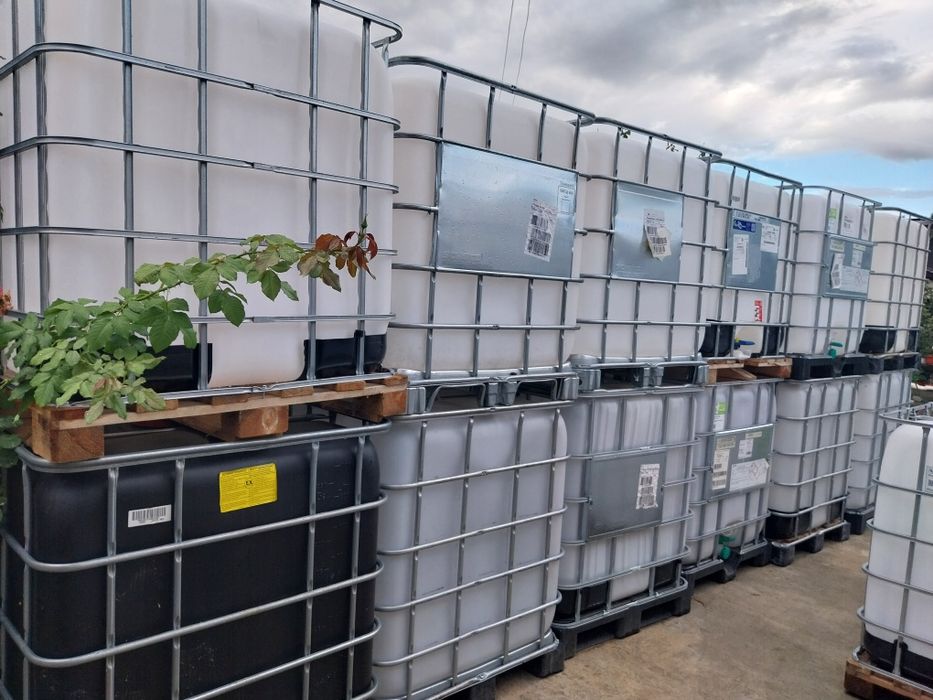 Ibc = Bazin = Cub 1000 litri/ pt Fose,BOASCĂ, Cereale ÷ 250/400 bucata