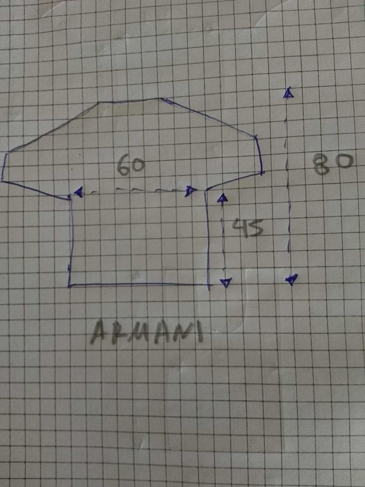 Риза с къс ръкав Giorgio Armani (M) като нова