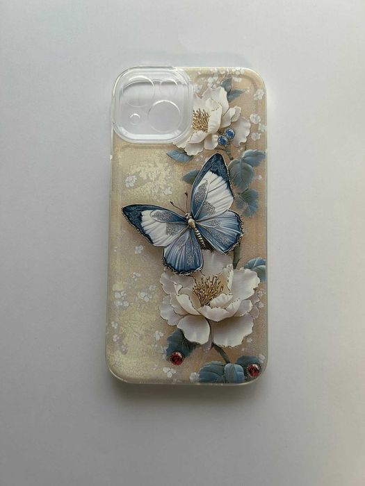 Carcasă iPhone13 Fluture 3D–Model Premium Nou Protectie+Design Elegant