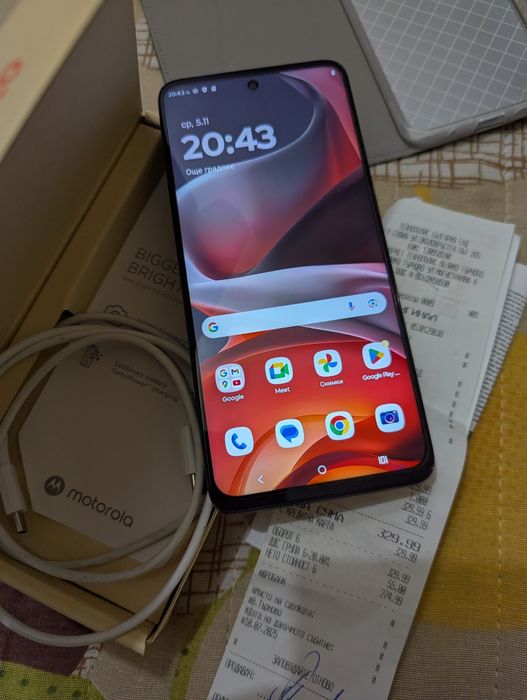 Motorola G15 8ram,512gb , гаранция 19месеца