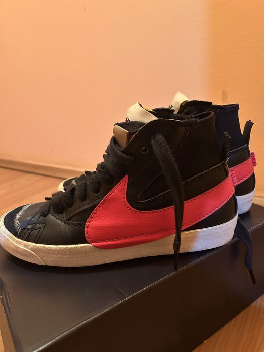 Nike Blazer Mid 77 Jumbo Black Bright Crimson