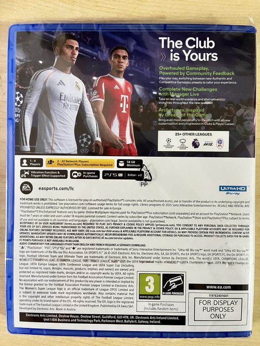 FC26 для PS5 (диск новый)