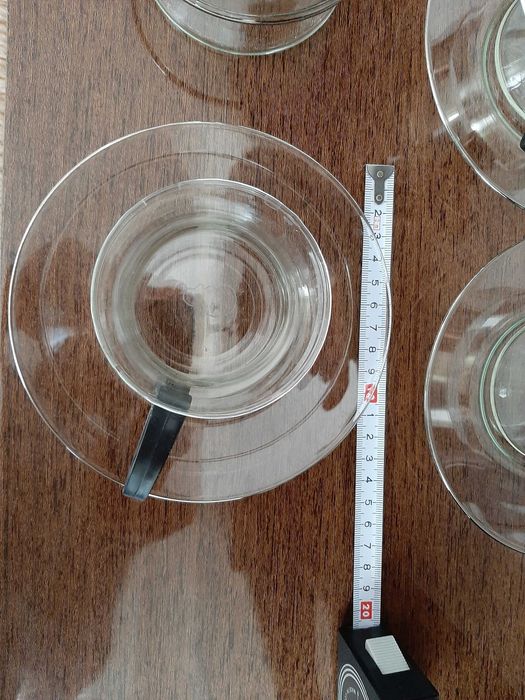 Сервиз за кафе от йенско стъкло,  Чехословакия,