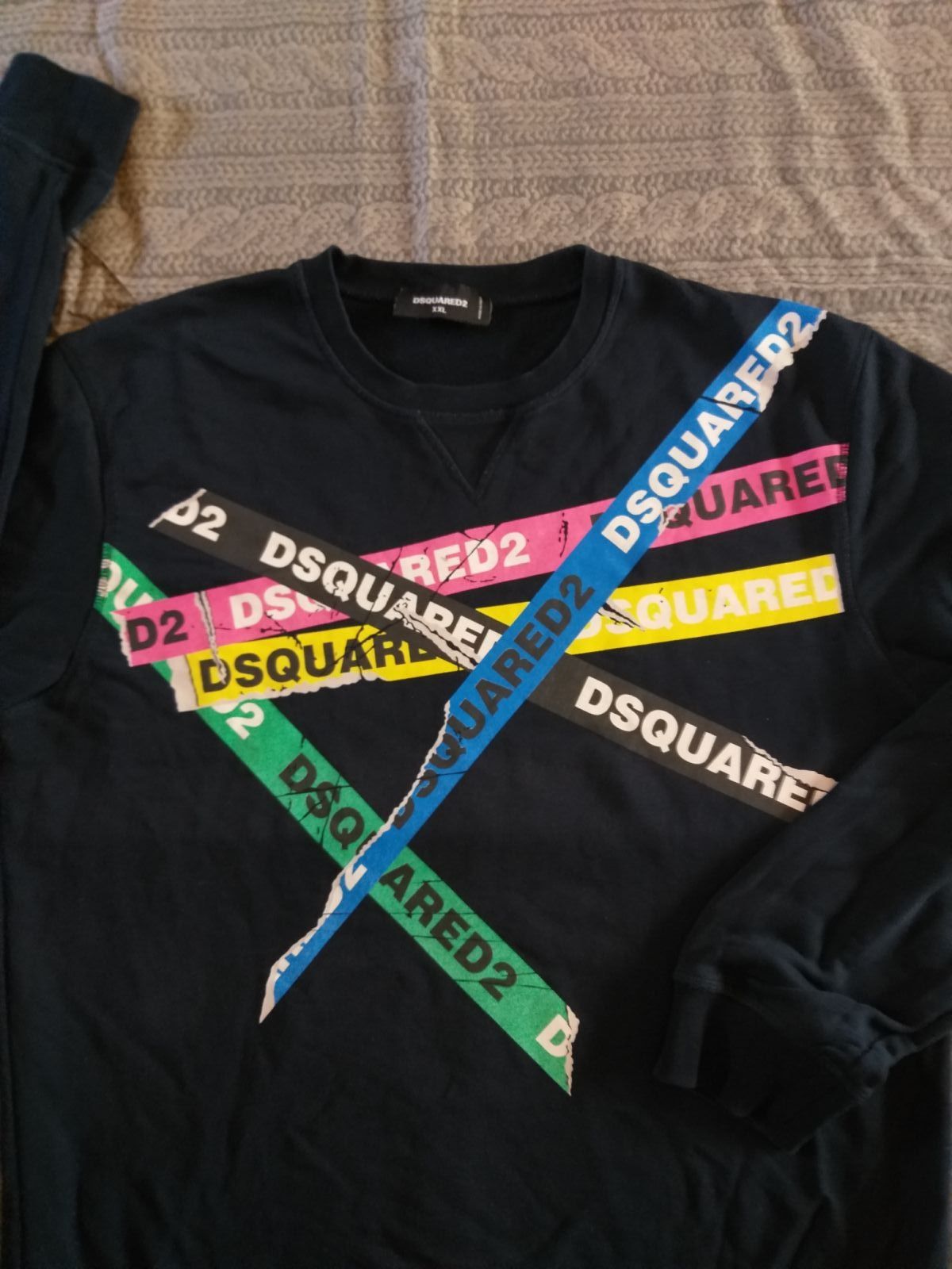 DSQUARED2 con logo -  мъжка блуза 2ХЛ