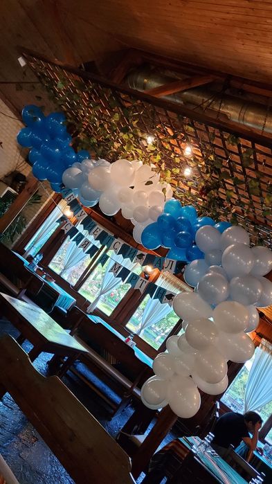 Арка с балони, изработвам на място