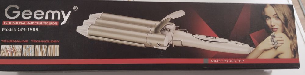 Плойка тройная для волос