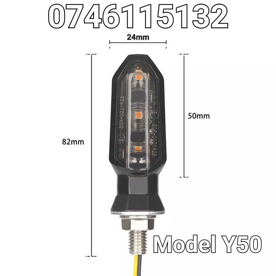 Moto Scuter Motocicleta Atv Chopper-Semnalizari LED- Semnalizare - Y50