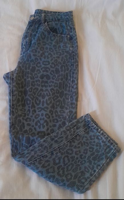 Дамски  дънки с тигрови шарки