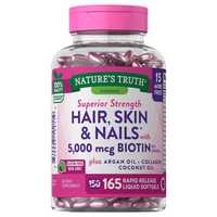 Комплекс Волосы Кожа Ногти + 5000 мкг биотина Nature's Truth Hair Nail