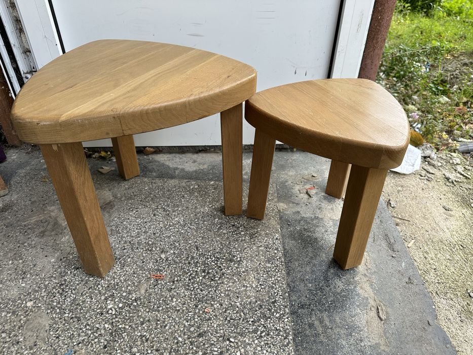 Лот дървени столчета