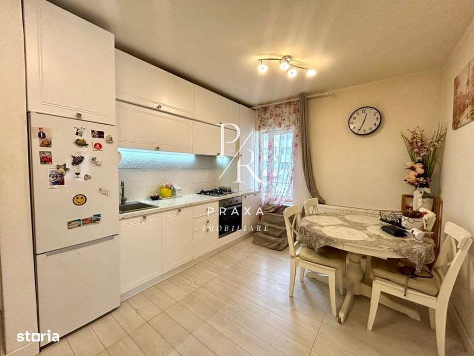 Apartament cu 2 dormitoare , 46 mp , mobilat +parcare , zona Cetatii F