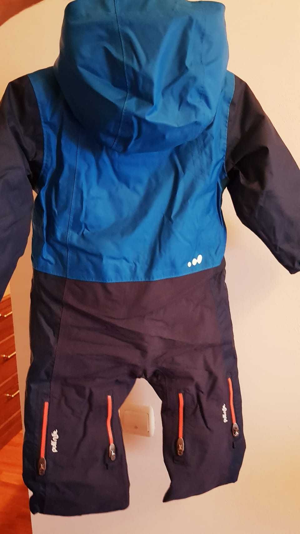 Costum săniuș / schi XWARM PULL'N FITT albastru - Decathlon