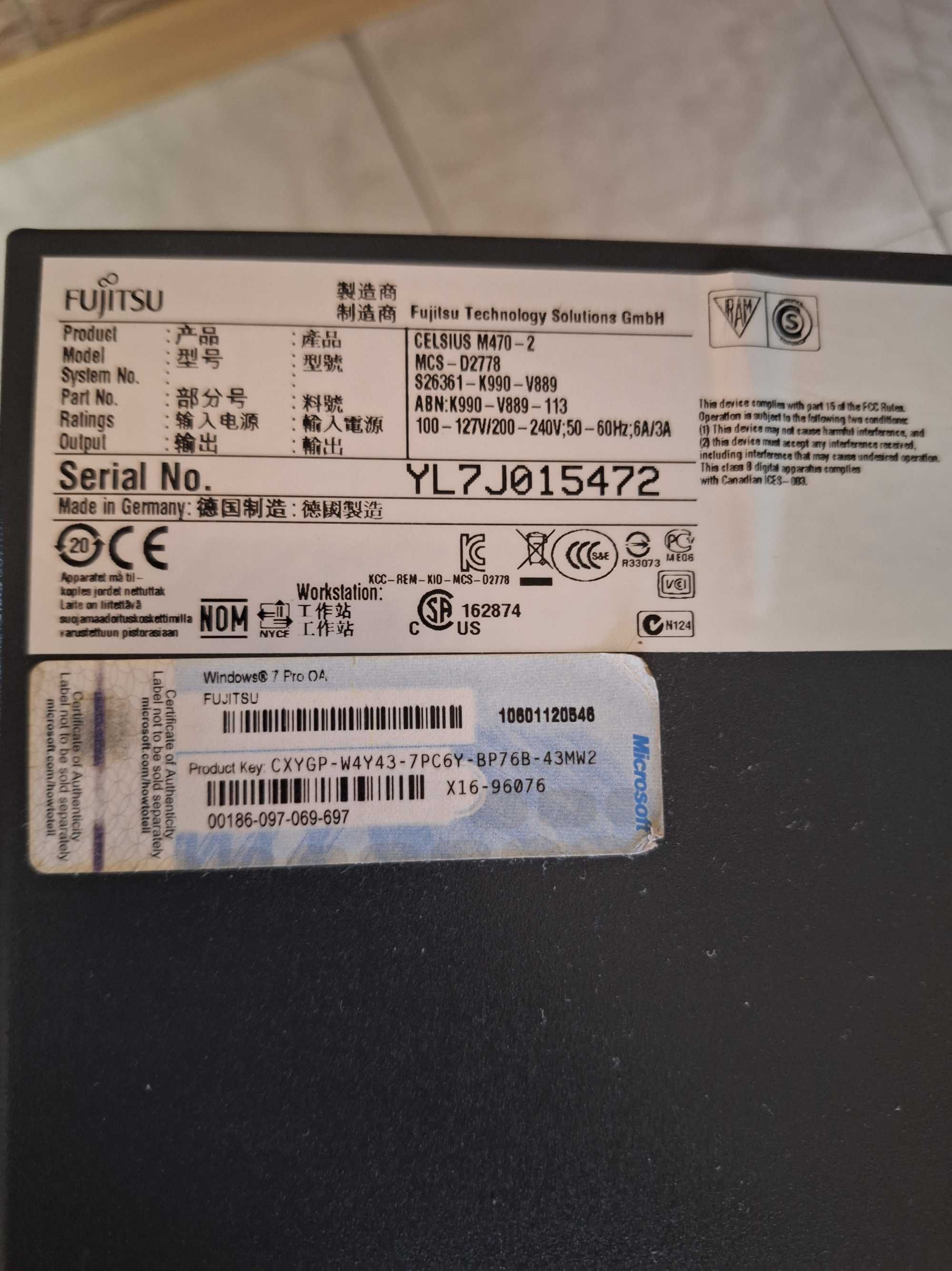 Работна станция Fujitsu Celcius M470 2