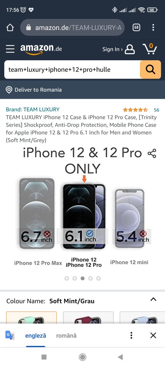 Husa iPhone 12 & 12 Pro 6.1 inch TEAM LUXURY