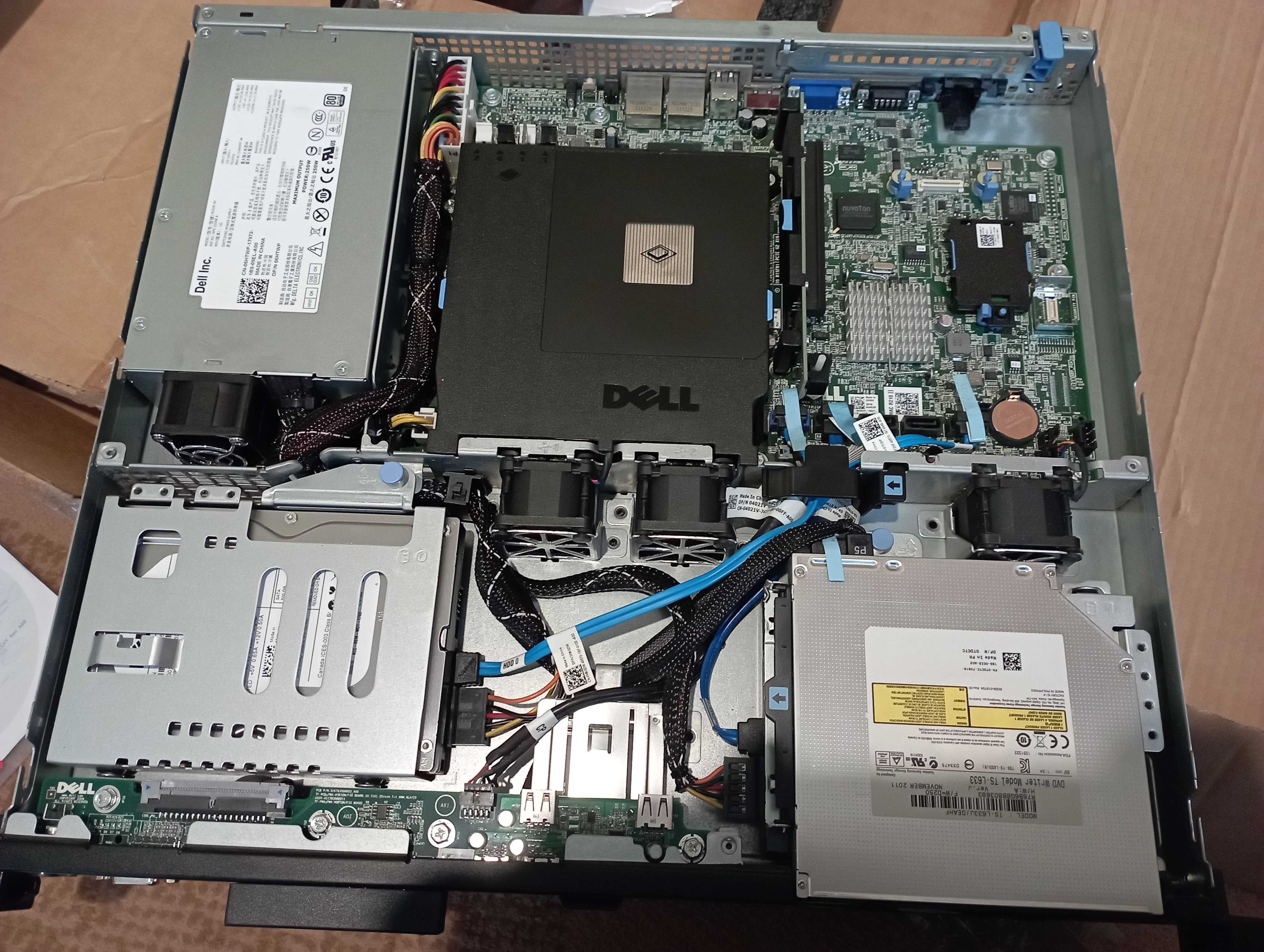 Продавам Сървър DELL PowerEdge R210 II,Xeon 3.30Ghz ,4GB DDR3, 2x500GB