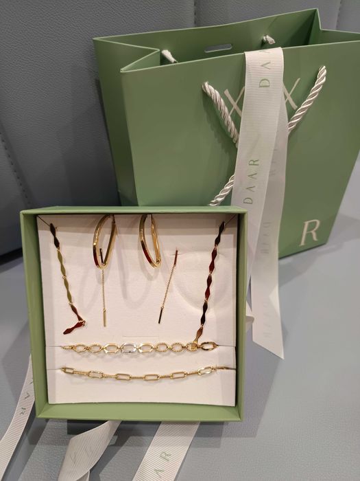 Bratari și cercei dama aur 14K