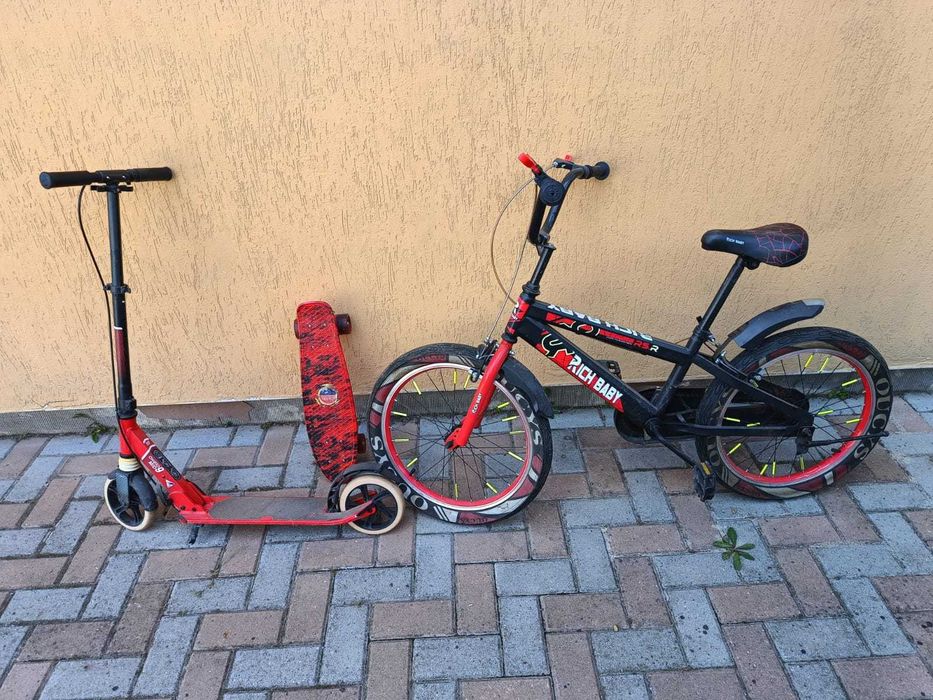 Bicicleta . Trotineta si skateboard