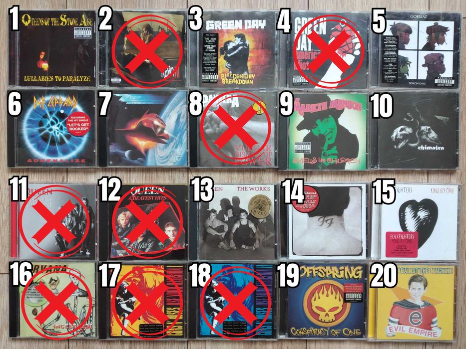 Rock/Punk Metal Music Albums CDs Оригинални Рок Пънк Музикални Дискове