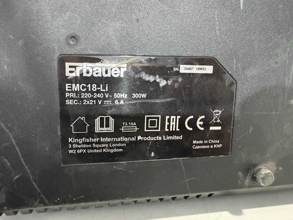 Ренде, перфоратор и др СЕТ - Erbauer 18 V BL