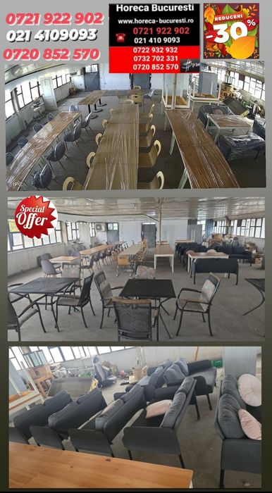 MESE  Horeca Depozit / SCAUNE Horeca / CANAPELE / MOBILIER Horeca /