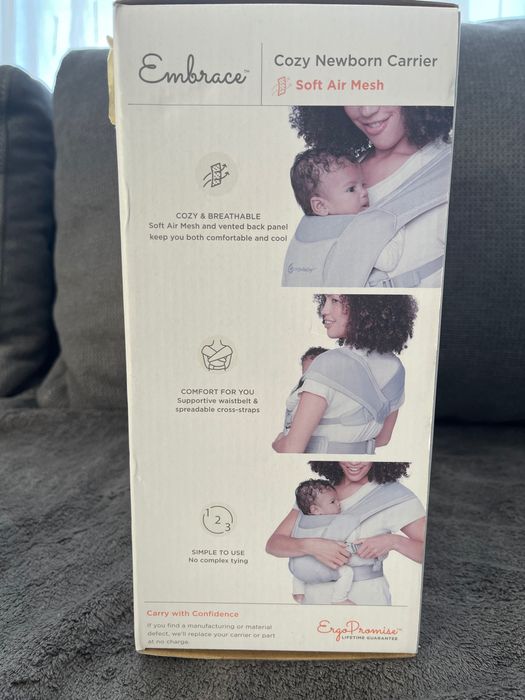 Ергономична Раница Ergobaby Embrace Soft Air Mesh Sage