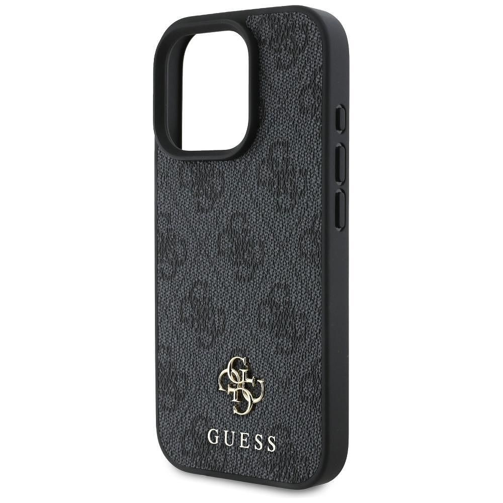 Guess 4g small and classic logo magsafe – iphone 16 pro max – черен