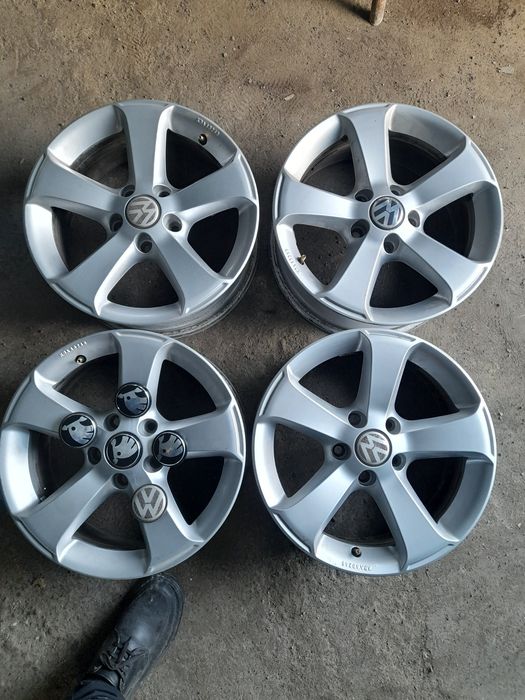 Set 4 Jante 5x112 pe R16 ca NOI de TIGUAN și AUDI