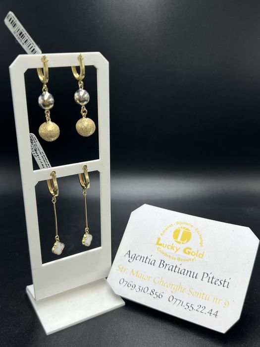Cercei aur 14k diverse modele
