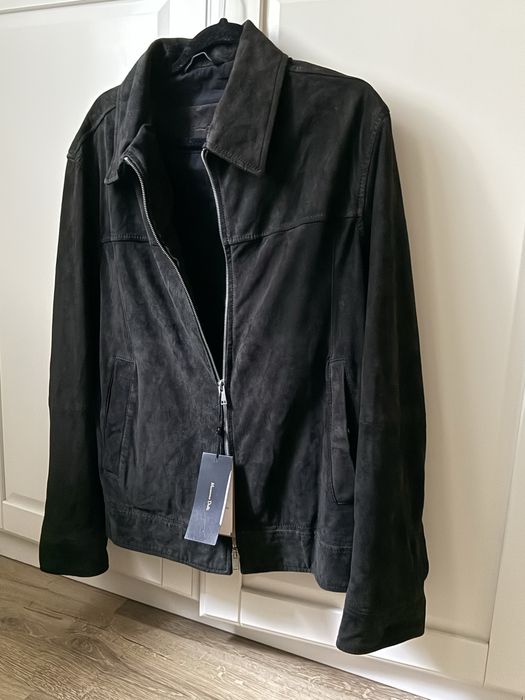 Geaca Piele Intoarsa Massimo Dutti