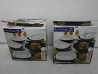 Vand doua servicii de masa noi, seturi de farfurii, marca Luminarc.
