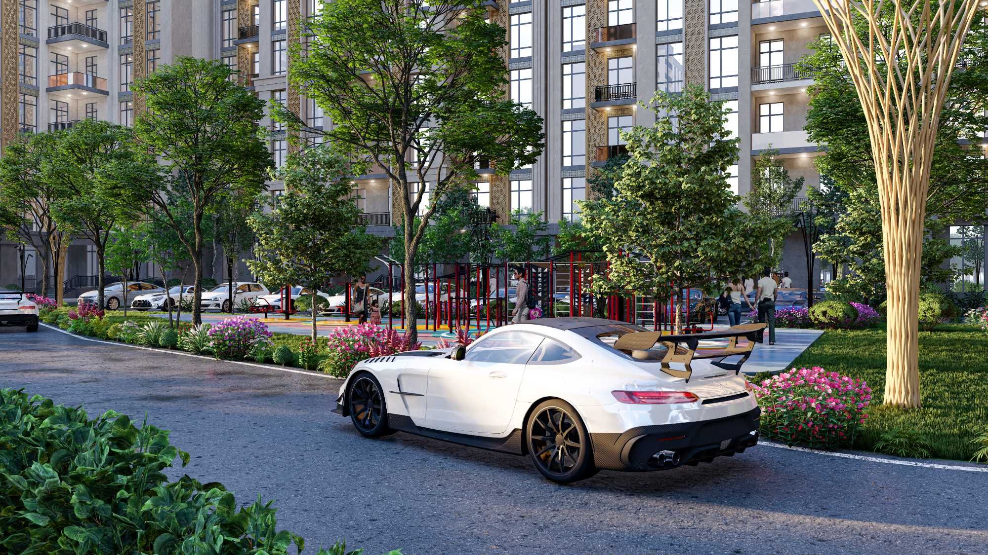 ЖК "SAYRAM PLAZA" • 43,74 m2 • 1 комнатная квартира