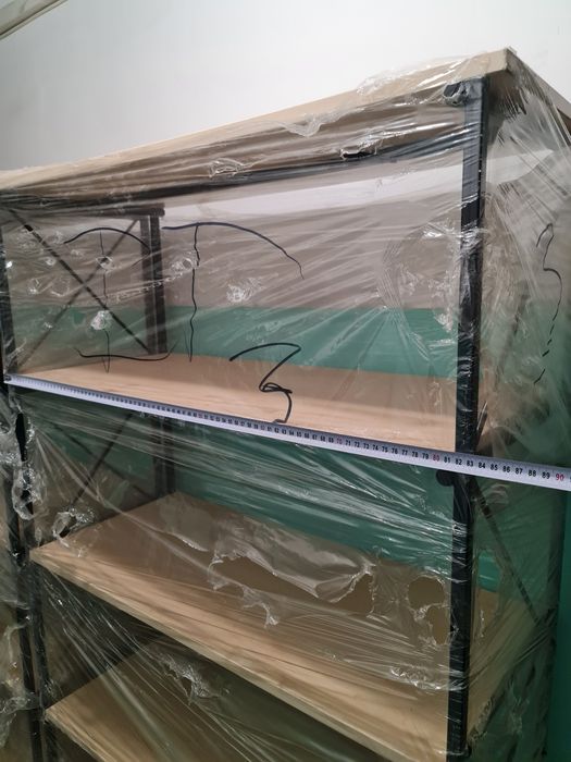 Стеллаж 2шт. Шир83см. Выс172см. Глуб полки30см. Выс меж полк35см.