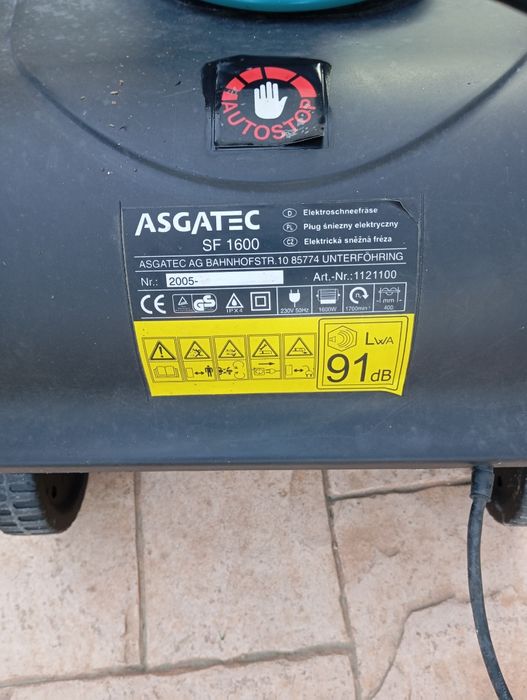Freză electrică zăpadă