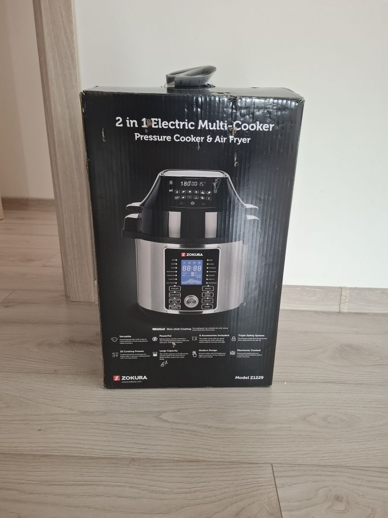 Nou air fryer zokura cu garanție
PRESSURE COOKER & AIR FRYER