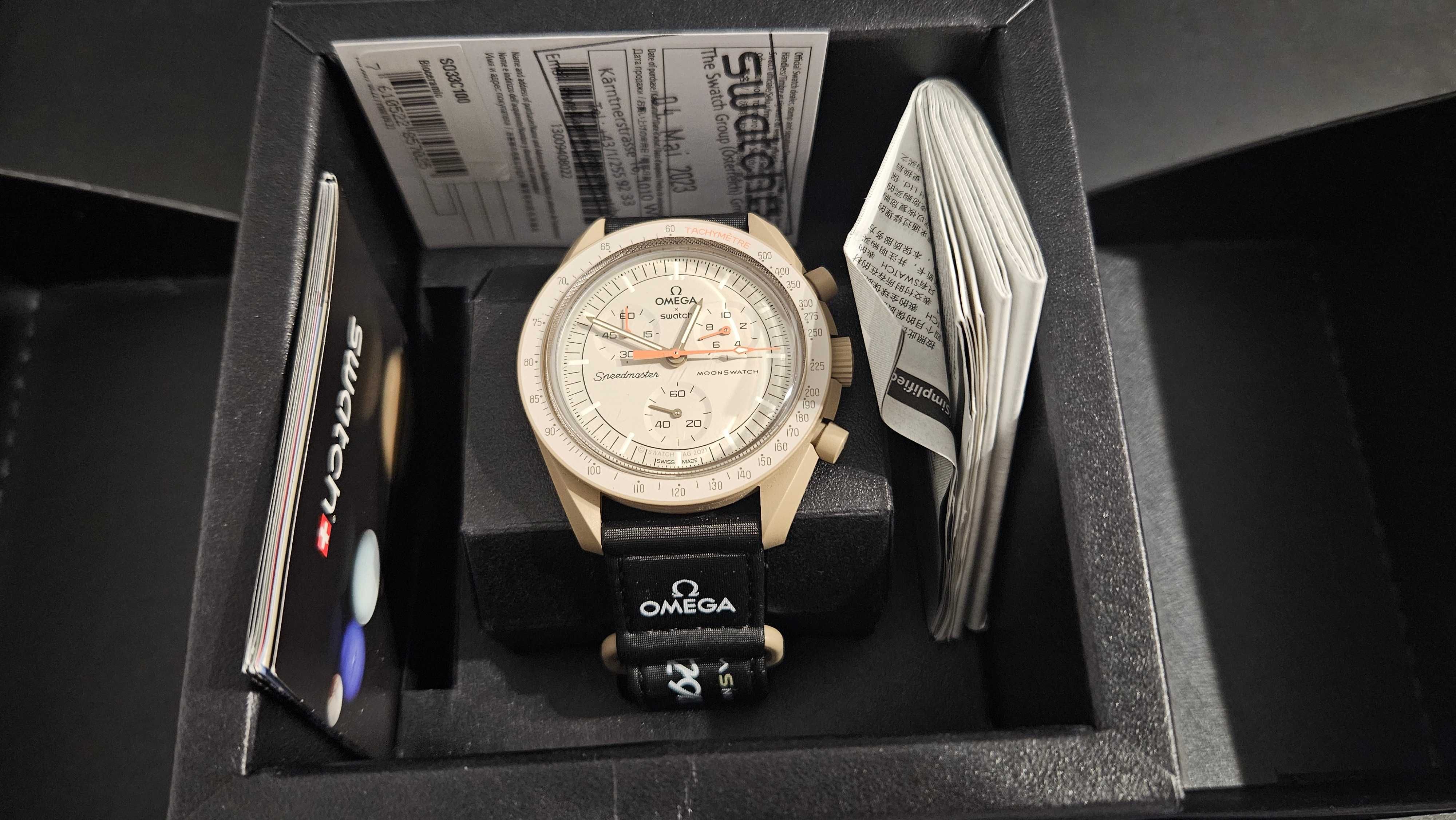 Ceas Chronograph Omega x Swatch Mission To Jupiter bioceramic